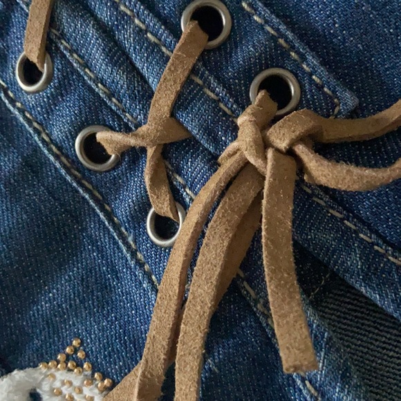 NWOT Crop top from Samiia. Small jeans. - Picture 6 of 6